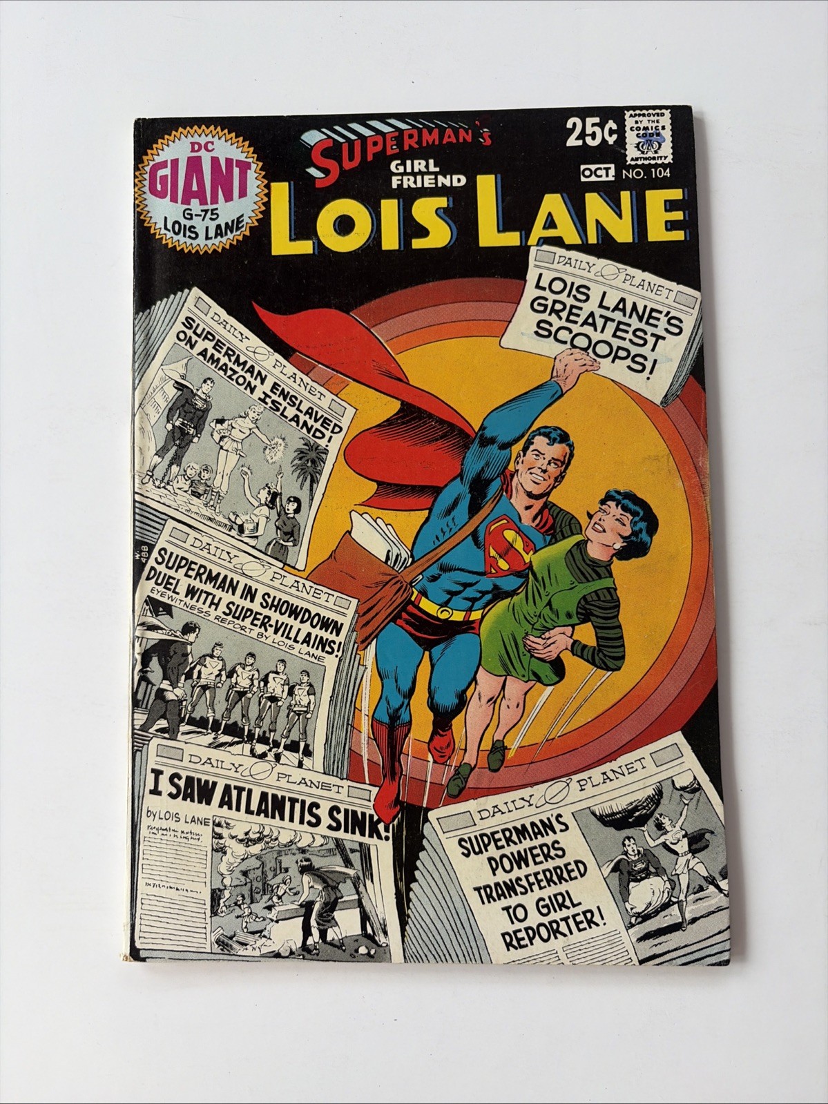 SUPERMAN\'S GIRLFRIEND LOIS LANE # 104 - LOIS LANE\'S GREATEST SCOOPS-GIANT SUPERMAN\'S GIRLFRIEND LOIS LANE # 104 - LOIS LANE\'S GREATEST SCOOPS-GIANT