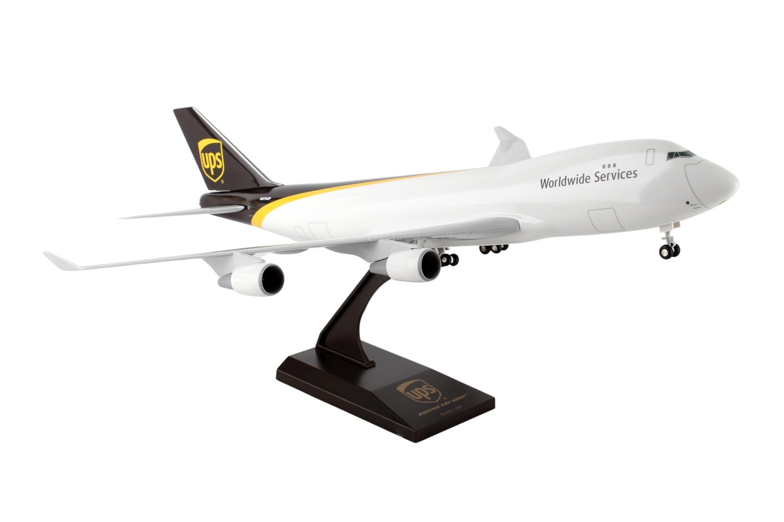Daron Skymarks Ups 747-400F Airplane Model Building Kit with Gear 1/200-Scale... Daron Skymarks Ups 747-400F Airplane Model Building Kit with Gear 1/200-Scale...