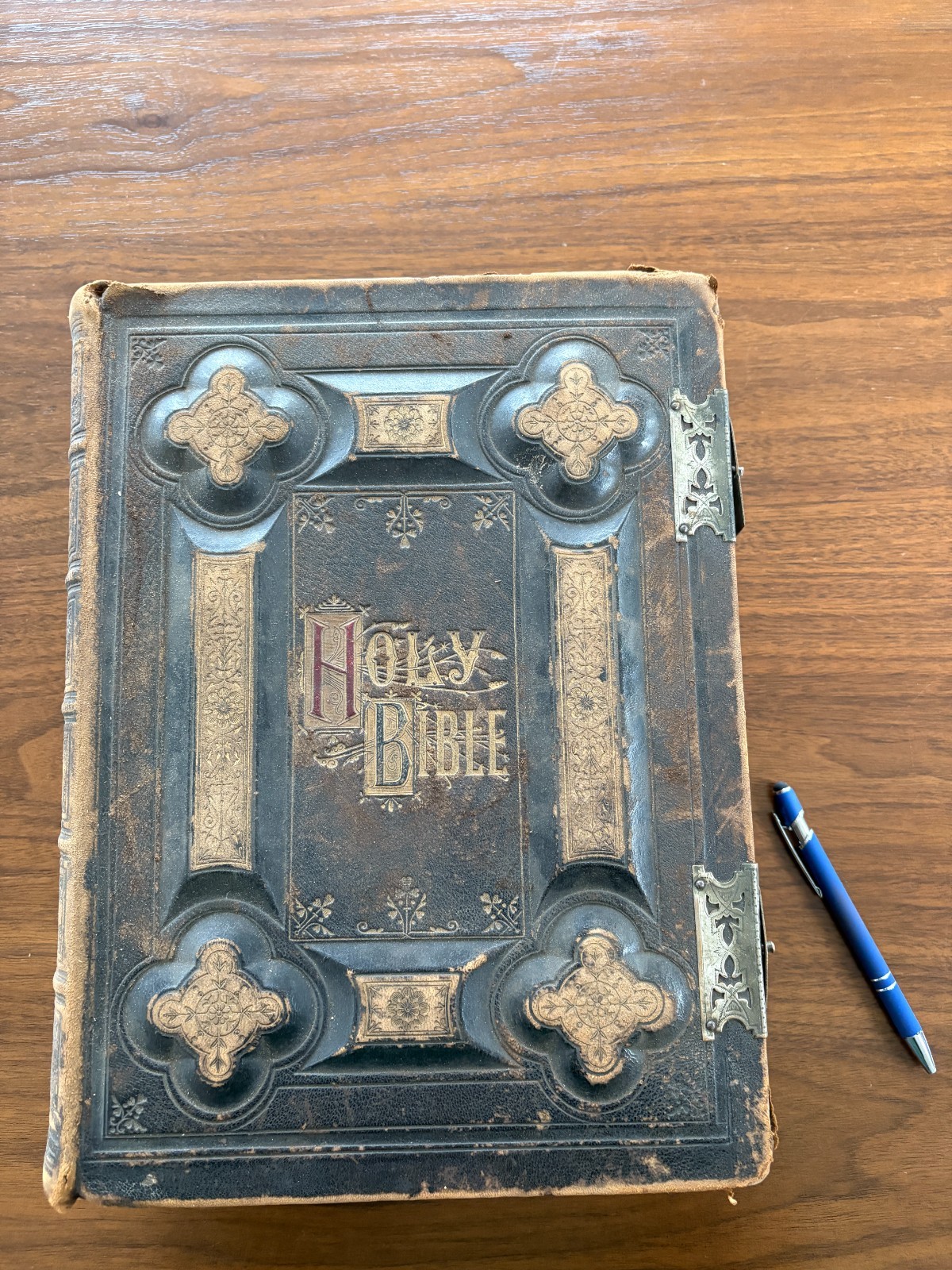 Antique Rare Leather 1800s Family Holy Bible By Rev. Robert Jamieson, D.D. Antique Rare Leather 1800s Family Holy Bible By Rev. Robert Jamieson, D.D.