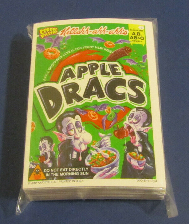 2012 WAX-EYE CEREAL KILLERS SERIES 2 LIKE WACKY PACKAGES BASE SET 1-55 2012 WAX-EYE CEREAL KILLERS SERIES 2 LIKE WACKY PACKAGES BASE SET 1-55