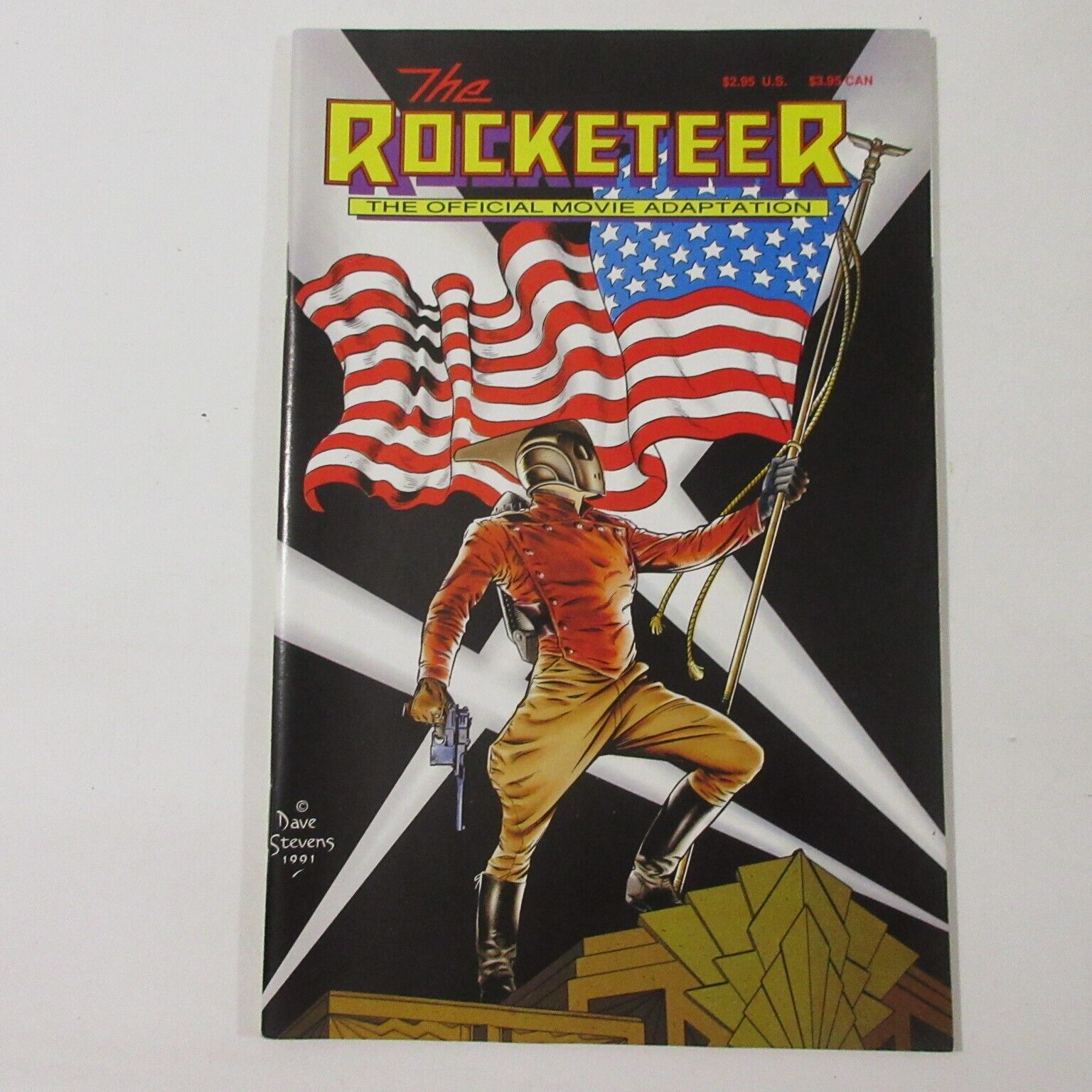 THE ROCKETEER Official Official Movie Adaptation #1 1991 Disney Dave Stevens