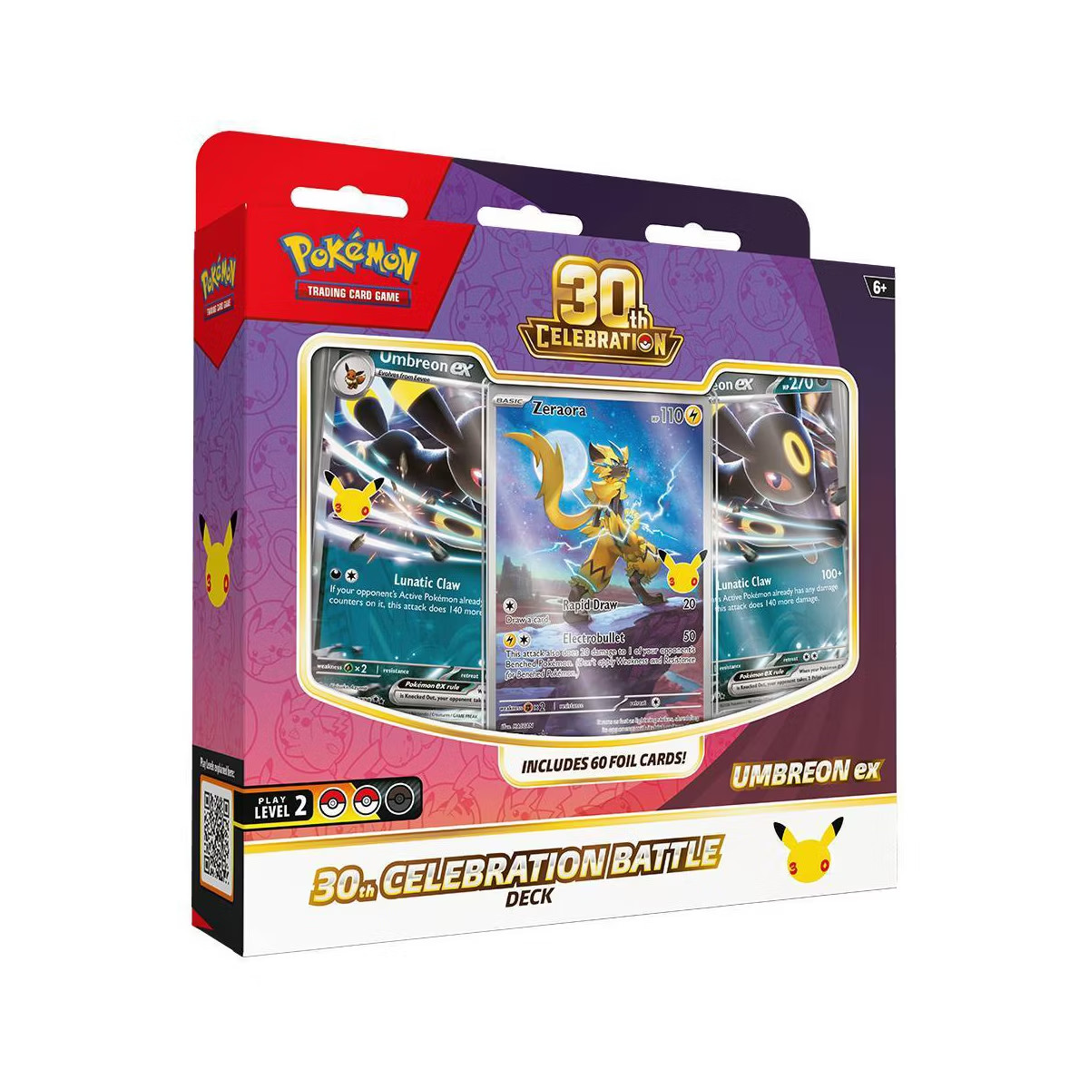 Pokemon 30th Anniversary Celebration Battle Deck Umbreon ex PRESALE/NEW Pokemon 30th Anniversary Celebration Battle Deck Umbreon ex PRESALE/NEW