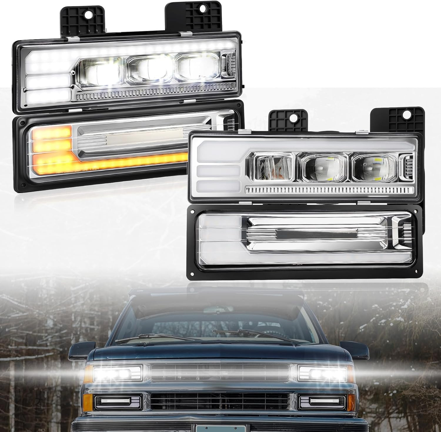 LED Headlights Assembly DOT Approved with DRL Sequential Turn Signal High/Low Be LED Headlights Assembly DOT Approved with DRL Sequential Turn Signal High/Low Be