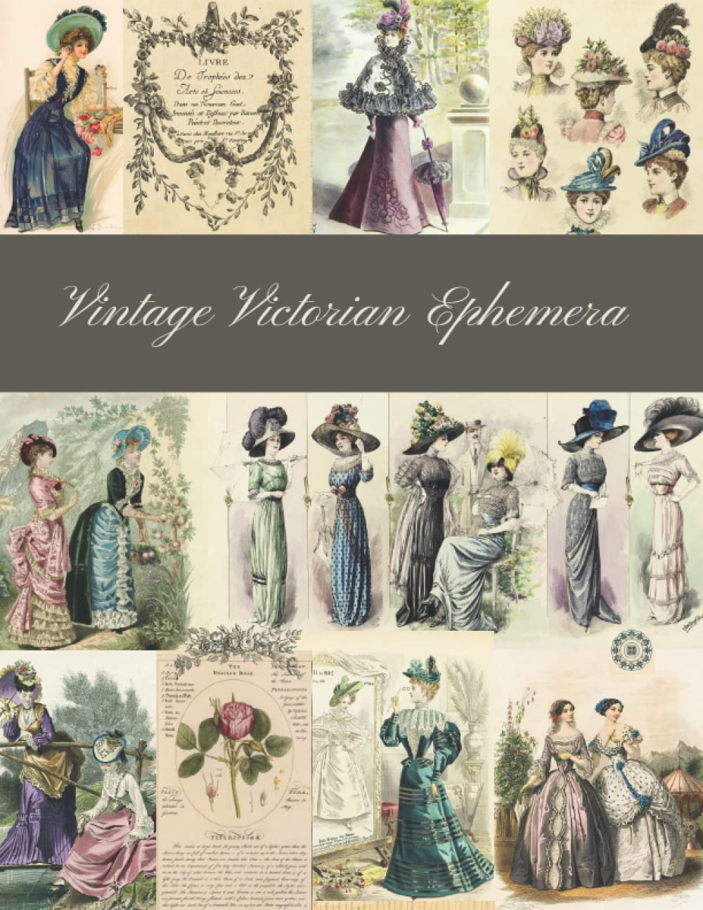 Vintage Victorian Ephemera: a Beautiful Collection for Junk Journals, Collage Vintage Victorian Ephemera: a Beautiful Collection for Junk Journals, Collage