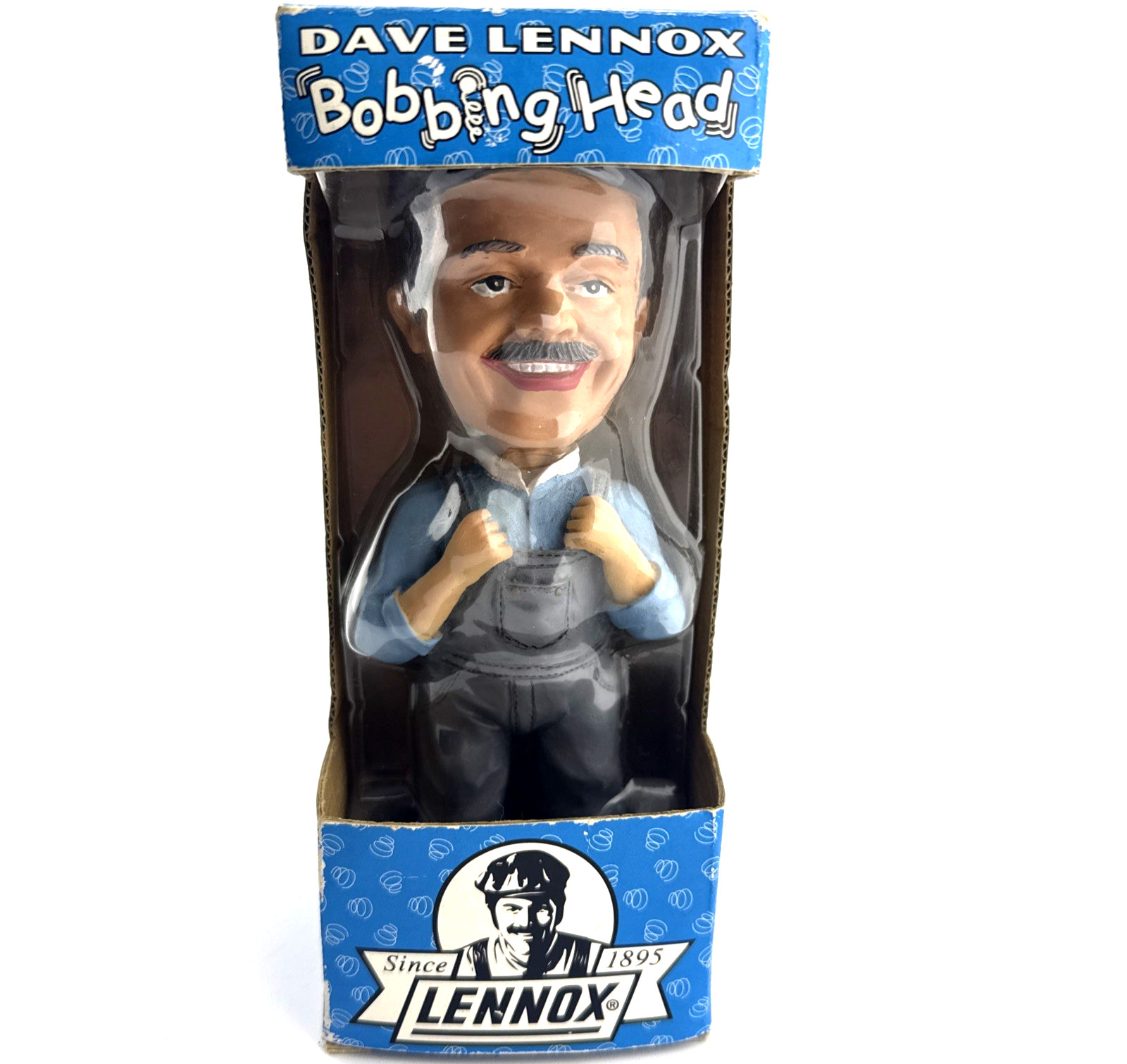 Lennox Dave Lennox Bobblehead NOS Vintage Crown Premiums Original Box 1990s Lennox Dave Lennox Bobblehead NOS Vintage Crown Premiums Original Box 1990s