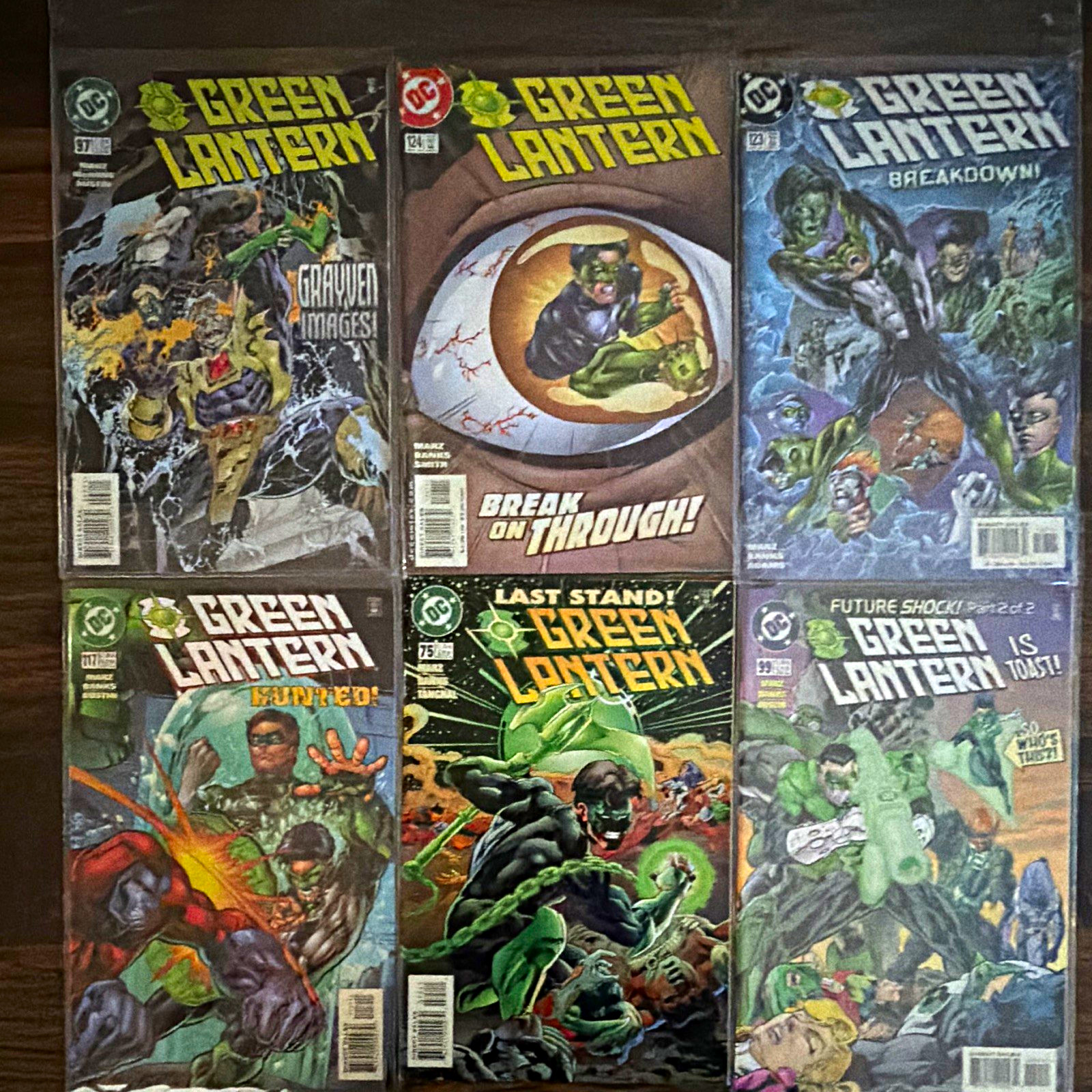 DC Comics Green Lantern Comic Book Lot #75 #97 #99 #117 #123 #124 Modern Age DC Comics Green Lantern Comic Book Lot #75 #97 #99 #117 #123 #124 Modern Age