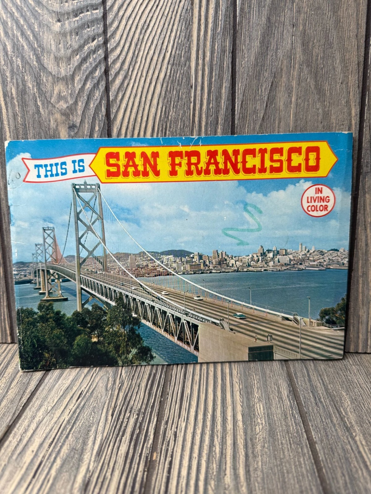 Vintage San Francisco Travel Brochure With Color Photos & Landmarks Vintage San Francisco Travel Brochure With Color Photos & Landmarks