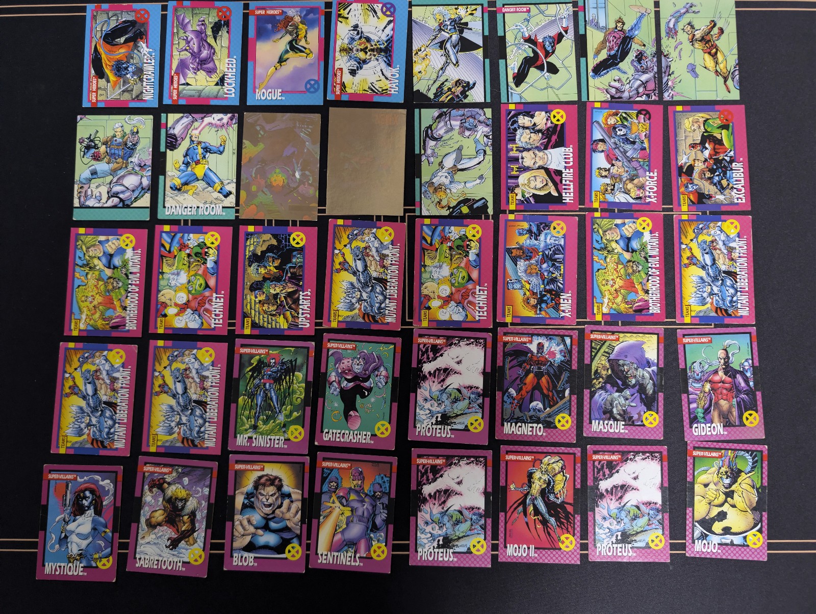 Vintage 1992 Impel Marvel Universe Series 3 X-Men - 151 Trading Cards Lot Vintage 1992 Impel Marvel Universe Series 3 X-Men - 151 Trading Cards Lot