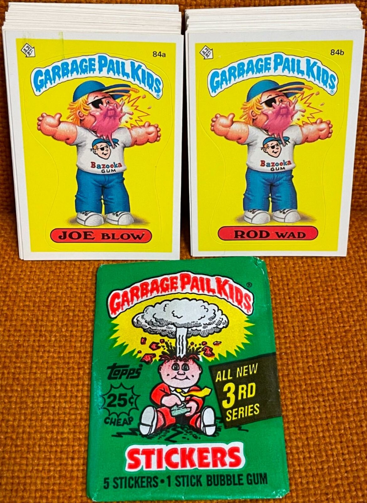MINT 1986 Topps Garbage Pail Kids Original 3rd Series 3 OS3 88-Card Set GPK WOW