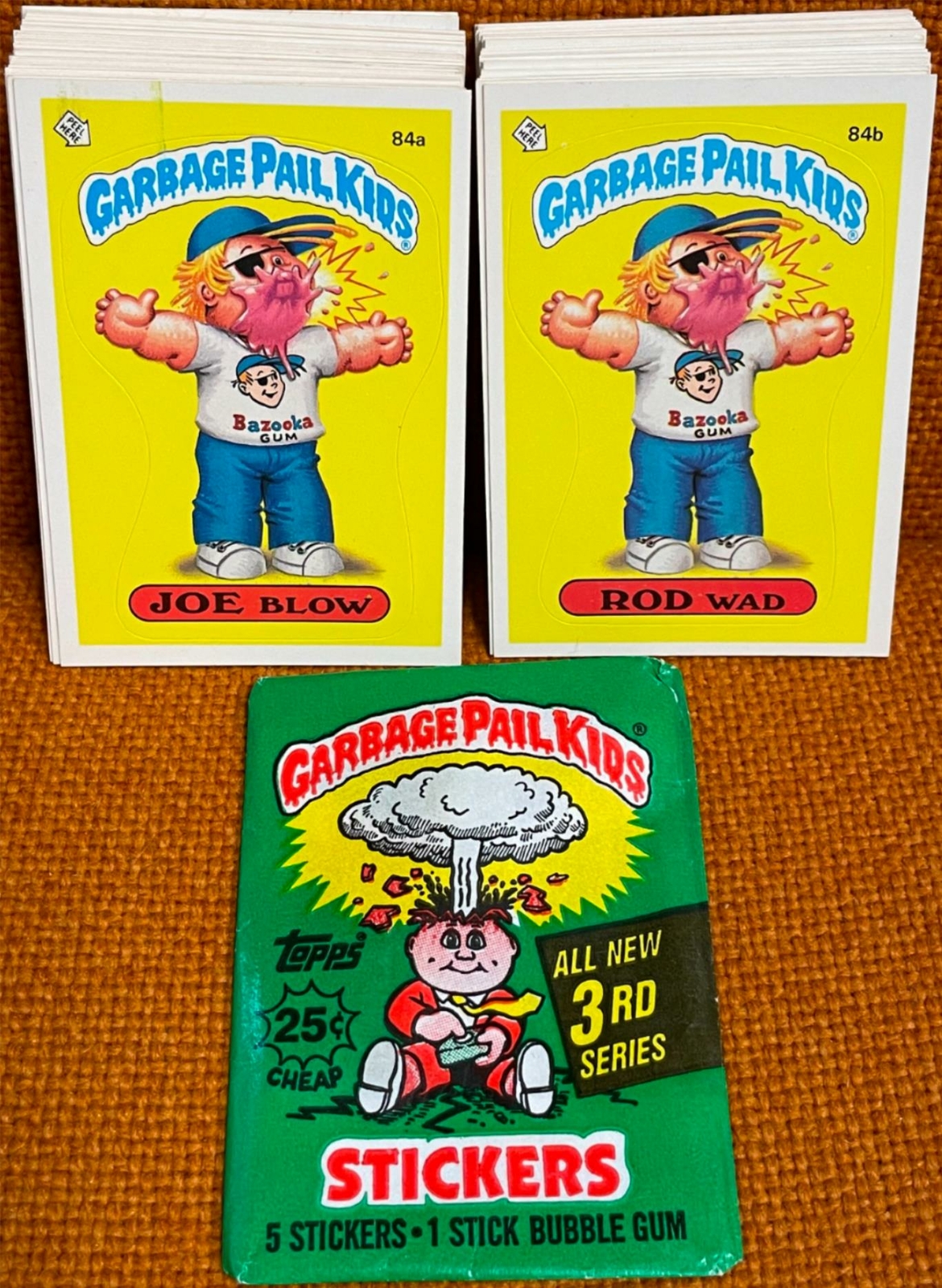 MINT 1986 Topps Garbage Pail Kids Original 3rd Series 3 OS3 88-Card Set GPK WOW MINT 1986 Topps Garbage Pail Kids Original 3rd Series 3 OS3 88-Card Set GPK WOW
