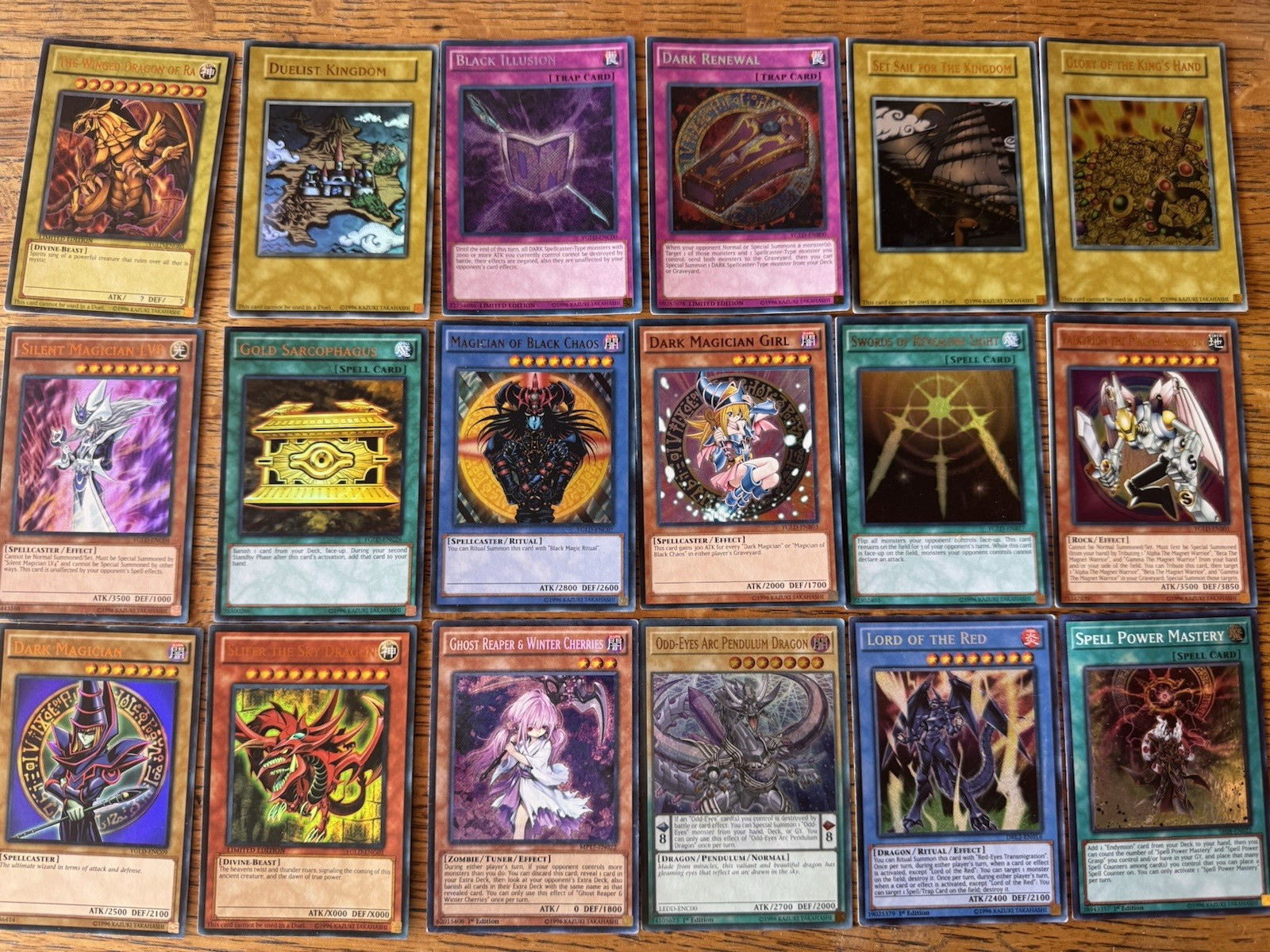 Yu-Gi-Oh 18 Card Holo Lot LORD OF THE RED Dark Magician GHOST REAPER &WINTER CH Yu-Gi-Oh 18 Card Holo Lot LORD OF THE RED Dark Magician GHOST REAPER &WINTER CH