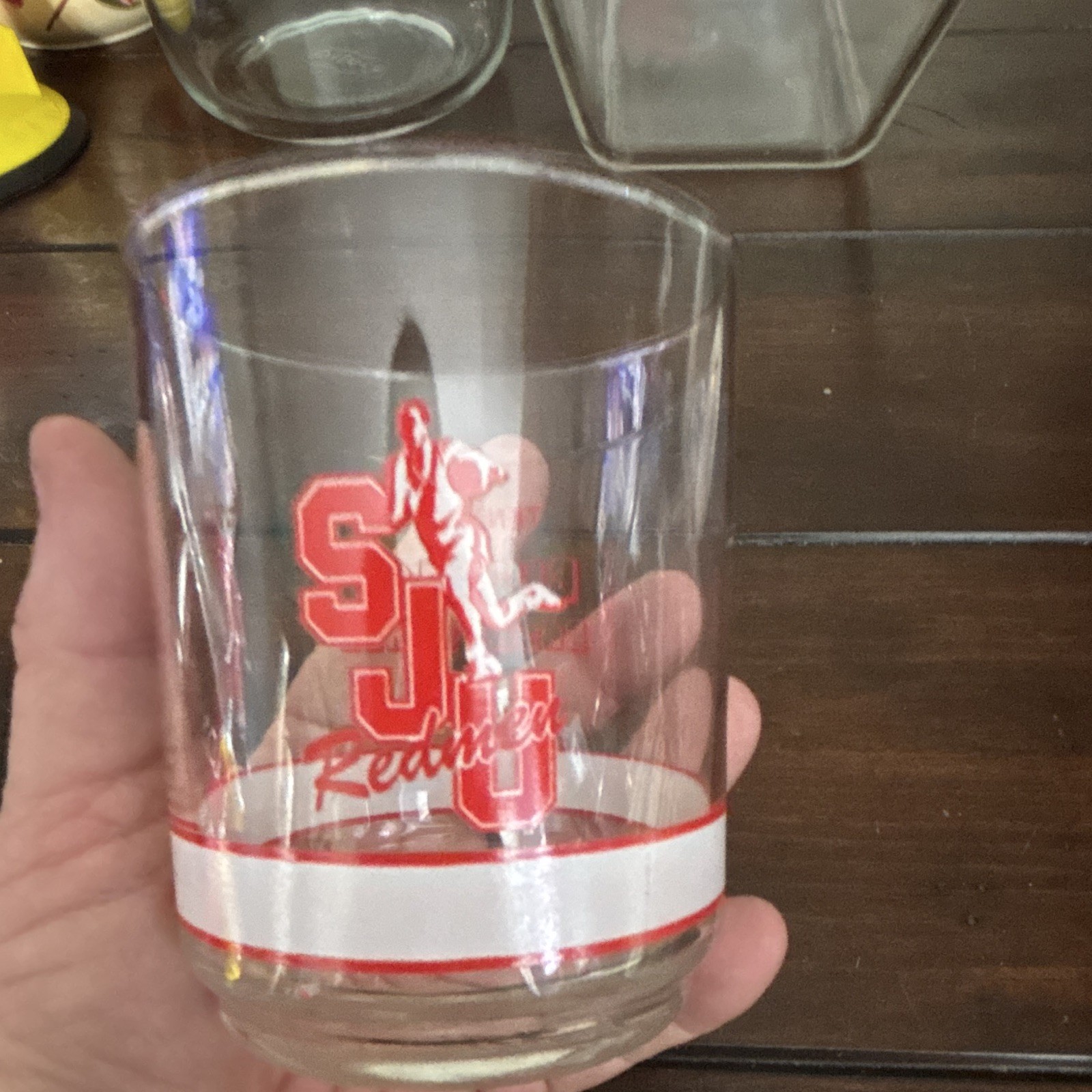 Getty Images Ten Years of Big East Basketball Clear Red White Drinking Glass Getty Images Ten Years of Big East Basketball Clear Red White Drinking Glass
