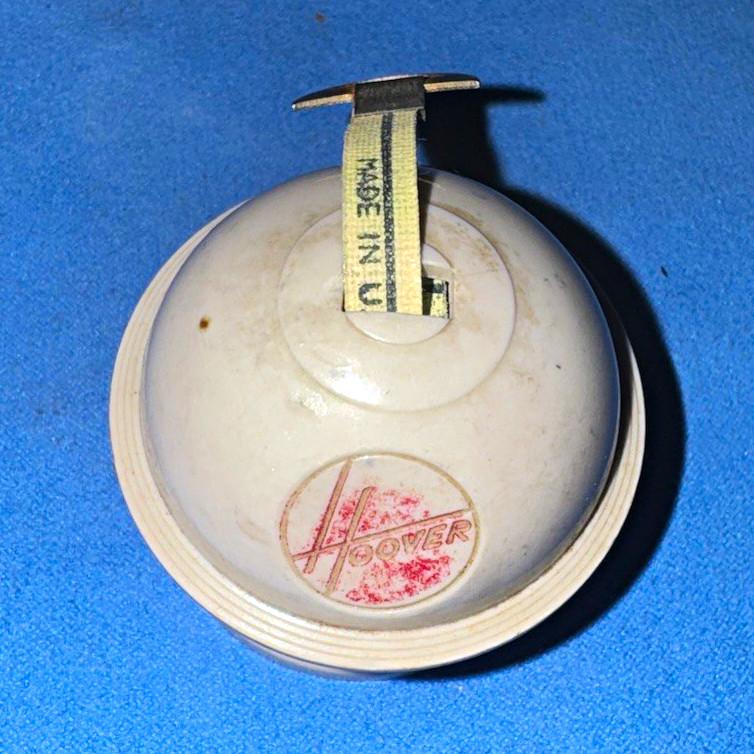 RARE Vintage 1950's Tape Measure Hoover Vacuum Mini Plastic Canister Advertising RARE Vintage 1950's Tape Measure Hoover Vacuum Mini Plastic Canister Advertising