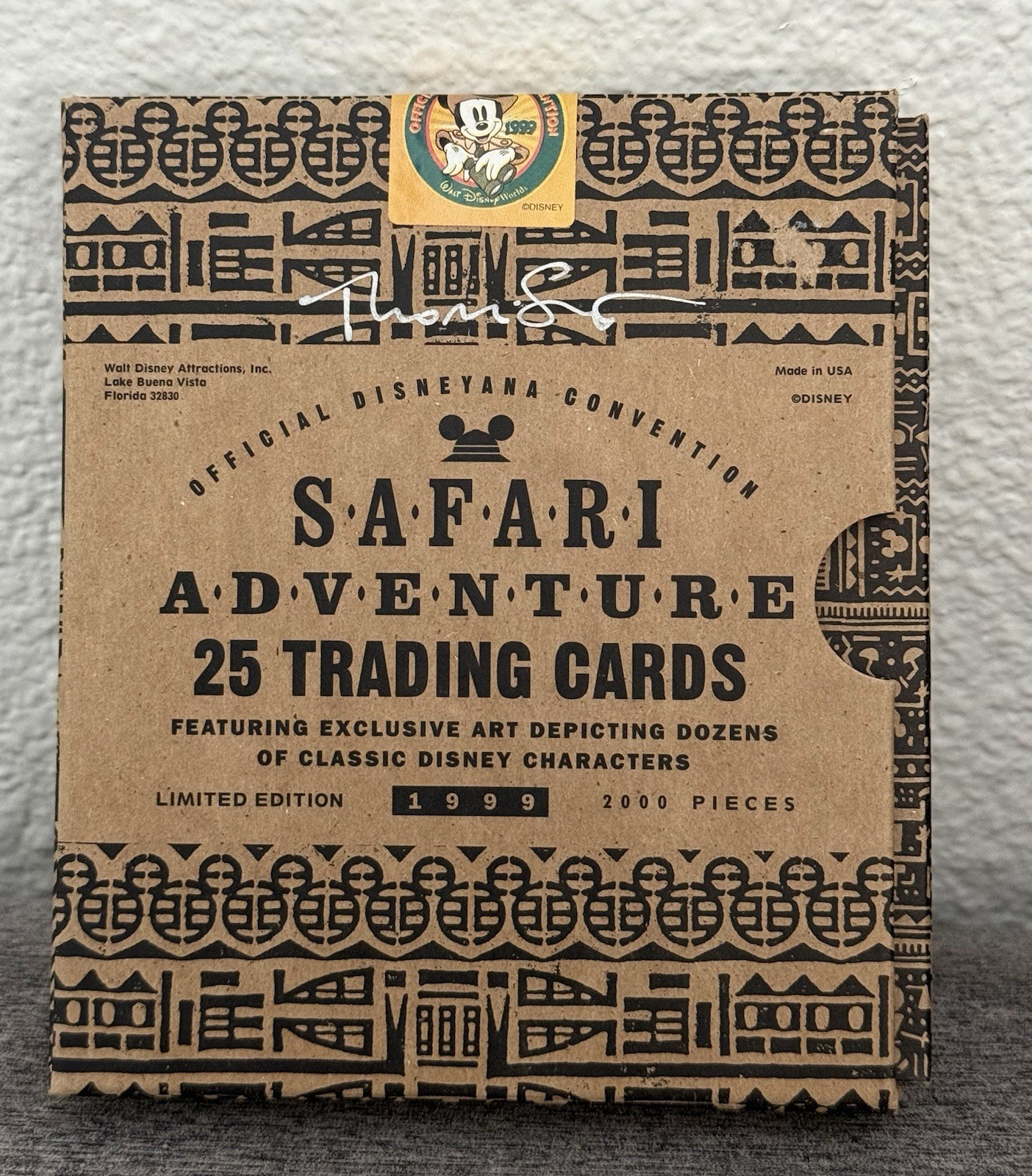 OFFICIAL DISNEYANA CONVENTION LE SAFARI ADEVENTURE 25 TRADING CARDS OFFICIAL DISNEYANA CONVENTION LE SAFARI ADEVENTURE 25 TRADING CARDS