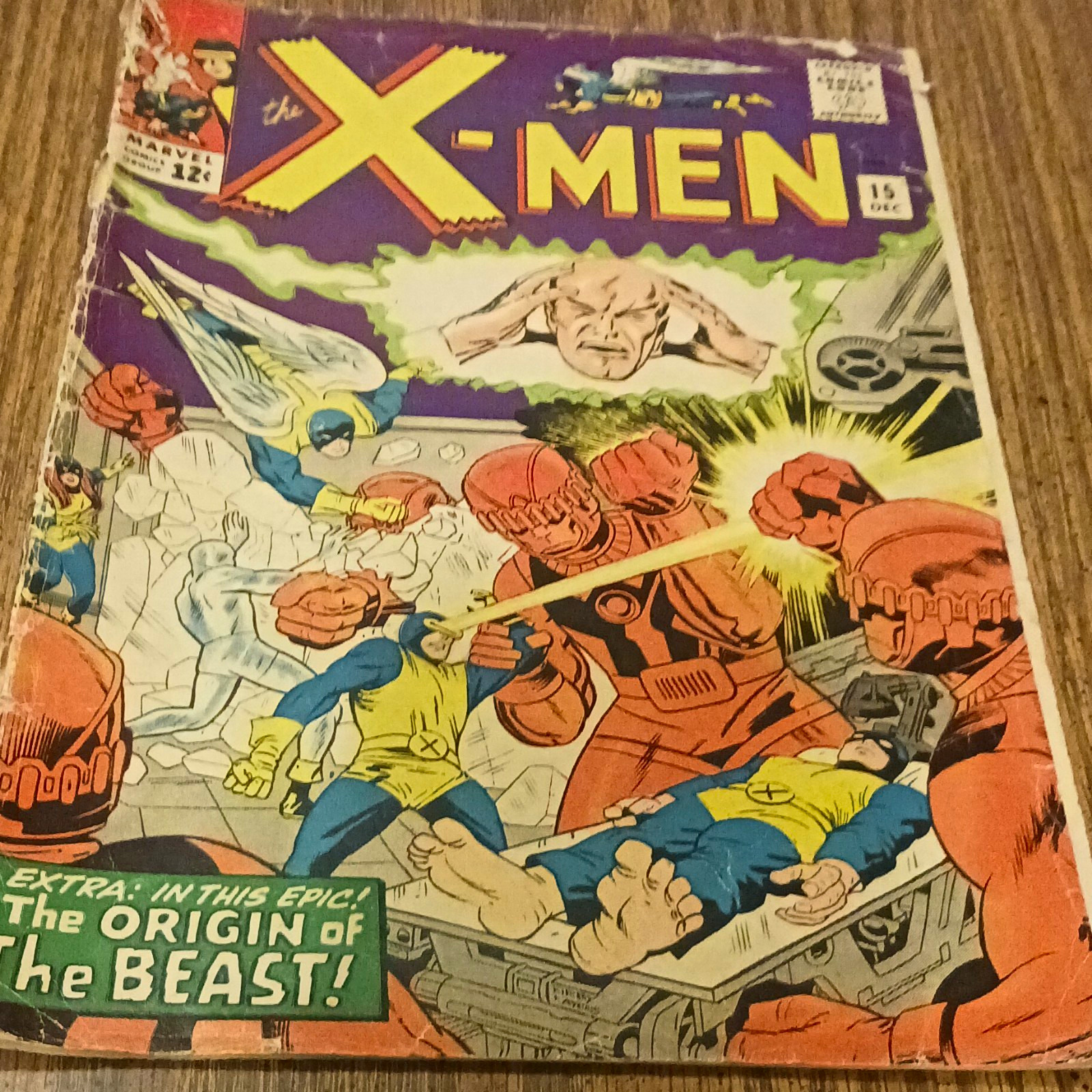 Marvel Comics The X-Men #15 (1965) The Origin of the Beast Origin Story X-Men Marvel Comics The X-Men #15 (1965) The Origin of the Beast Origin Story X-Men