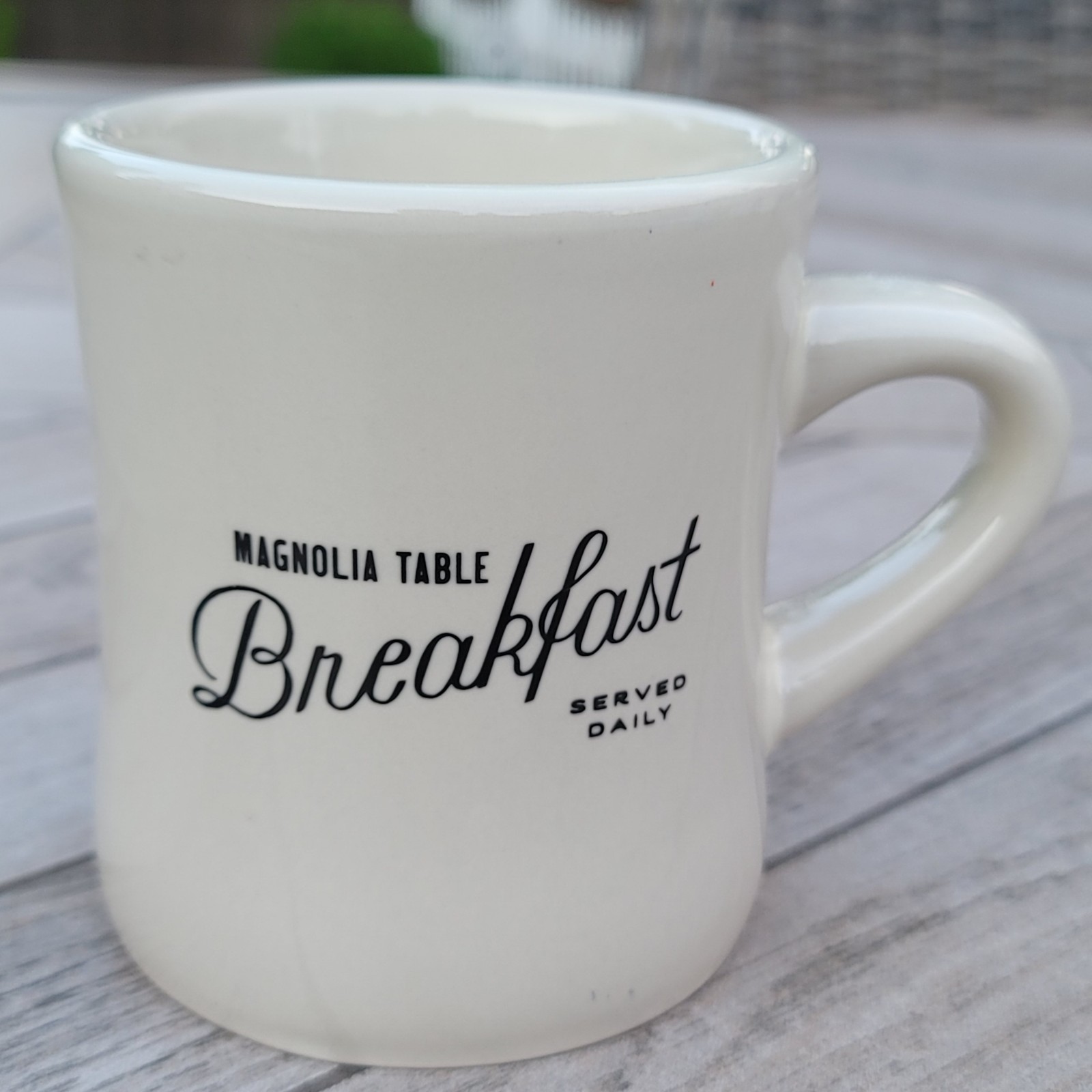 Magnolia Table Waco Texas Breakfast Served Daily Coffee Mug Chip & Joanna Gaines Magnolia Table Waco Texas Breakfast Served Daily Coffee Mug Chip & Joanna Gaines