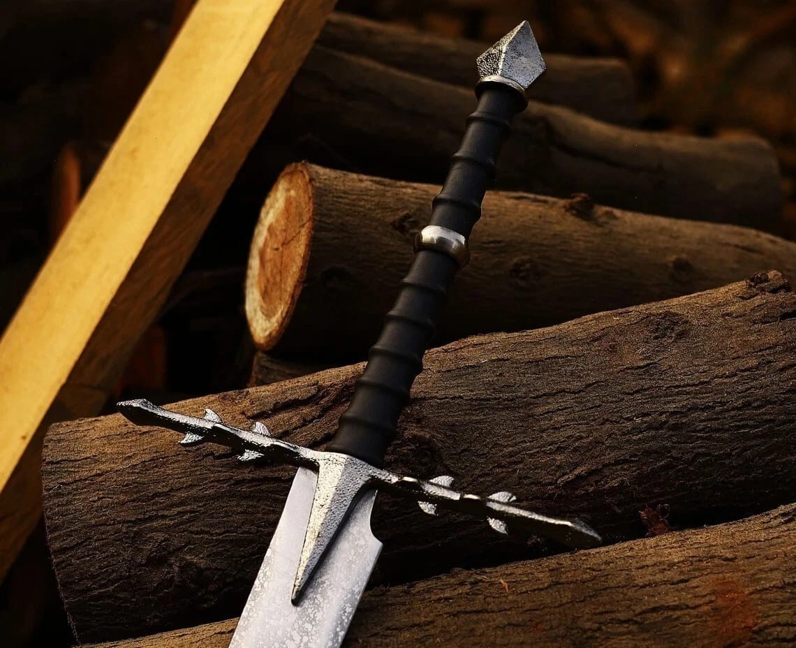 Hand Forged RingWraith Nazgul Sword - Fantasy Medieval Sword with Scabbard