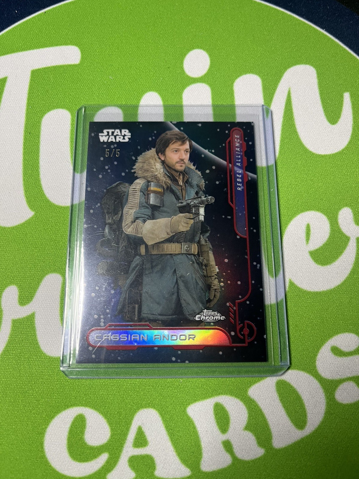 2024 Topps Chrome Star Wars Cassian Andor The Galactic Civil War /5 Red 2024 Topps Chrome Star Wars Cassian Andor The Galactic Civil War /5 Red
