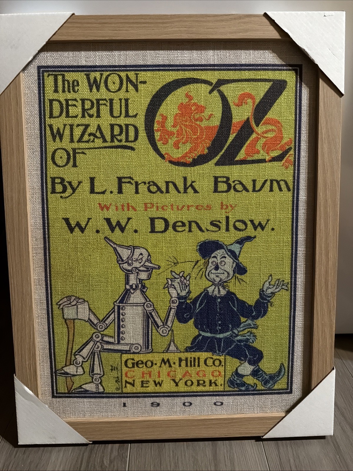 L Frank Baum The Wonderful Wizard of oz Canvas Wall Art