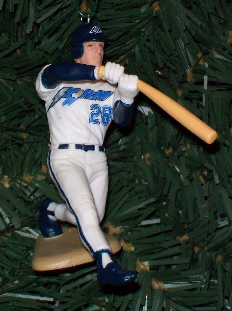 Darin Erstad  STORM minor league   Christmas tree ornament baseball figure