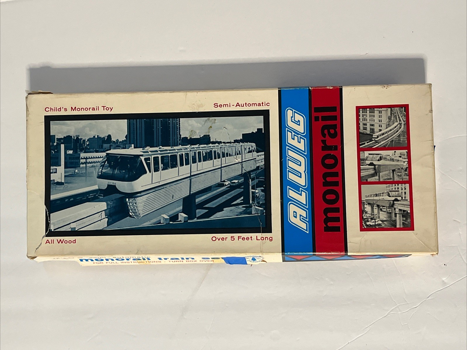 Vintage Alweg Monorail Model Kit Wooden Toy 1962 Seattle World’s Fair Vintage Alweg Monorail Model Kit Wooden Toy 1962 Seattle World’s Fair