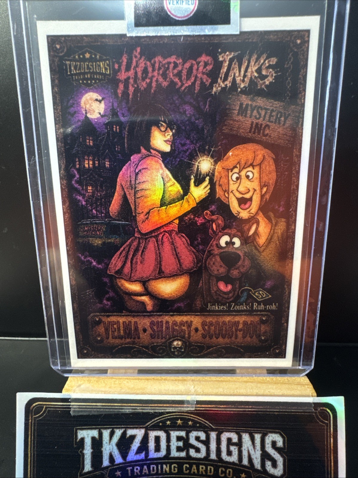 2026 Tkzdesigns Artist Signed Horror inks Scooby Doo Velma Scooby & Shaggy