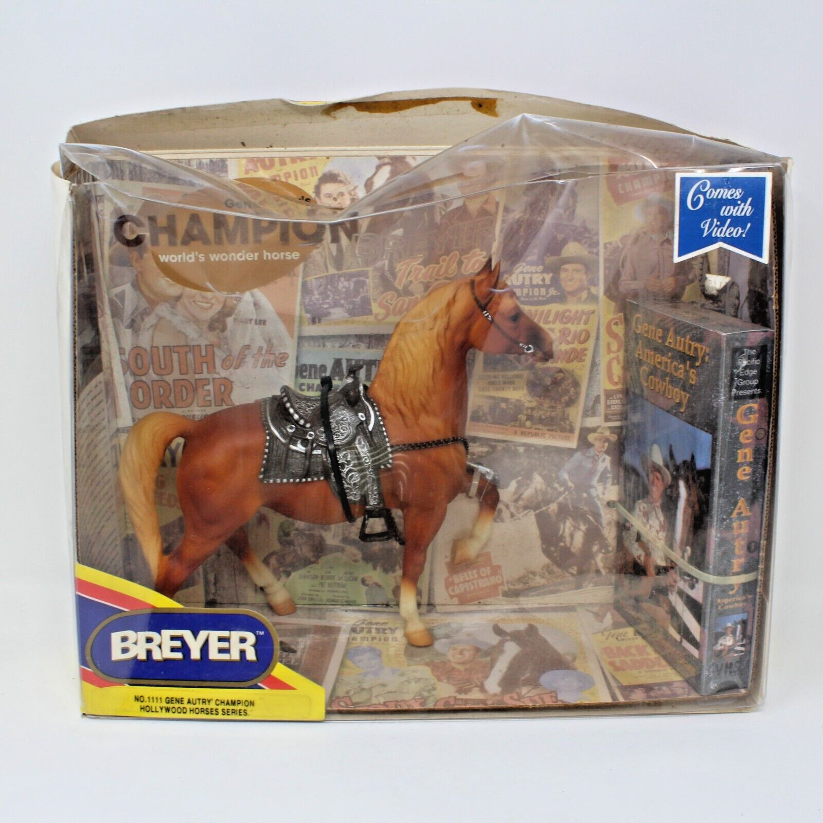 Breyer Gene Autry's CHAMPION Hollywood Horses Series #1111 2001 With VHS NIB
