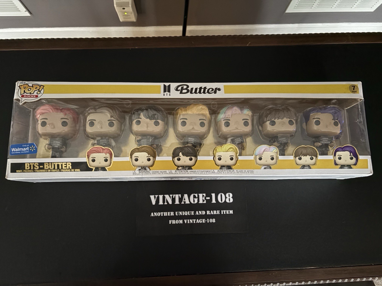 Funko Pop Rocks: BTS Butter 7-pack Walmart Exclusive Multipack Vinyl Figure Set