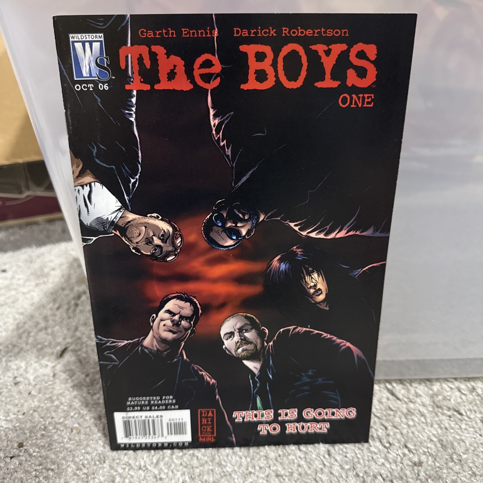 The Boys #1 (2006 DC WildStorm) 1st Print - Key 1st App Billy Butcher VF/NM The Boys #1 (2006 DC WildStorm) 1st Print - Key 1st App Billy Butcher VF/NM