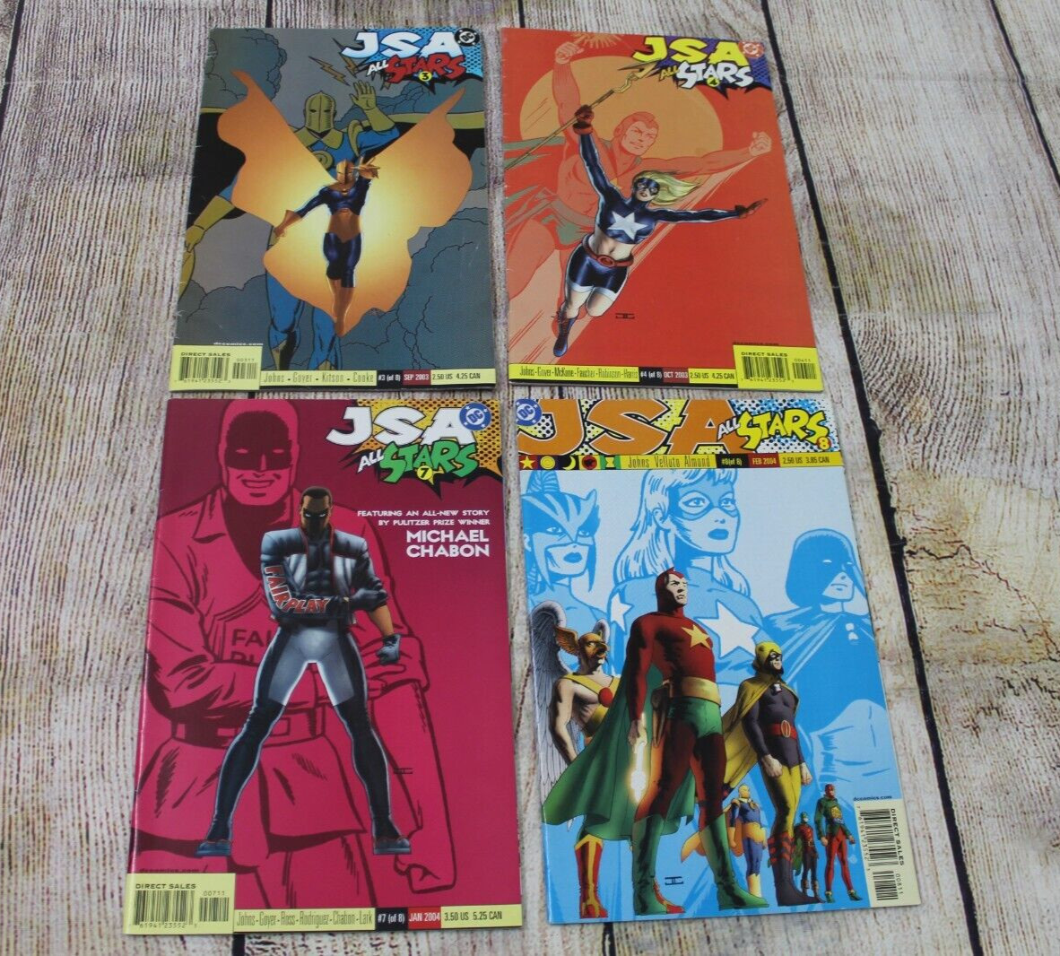 2003 DC Comics JSA All Stars Limited Series 4 Book Lot 3 4 7 8 *Low - Mid Grade* 2003 DC Comics JSA All Stars Limited Series 4 Book Lot 3 4 7 8 *Low - Mid Grade*