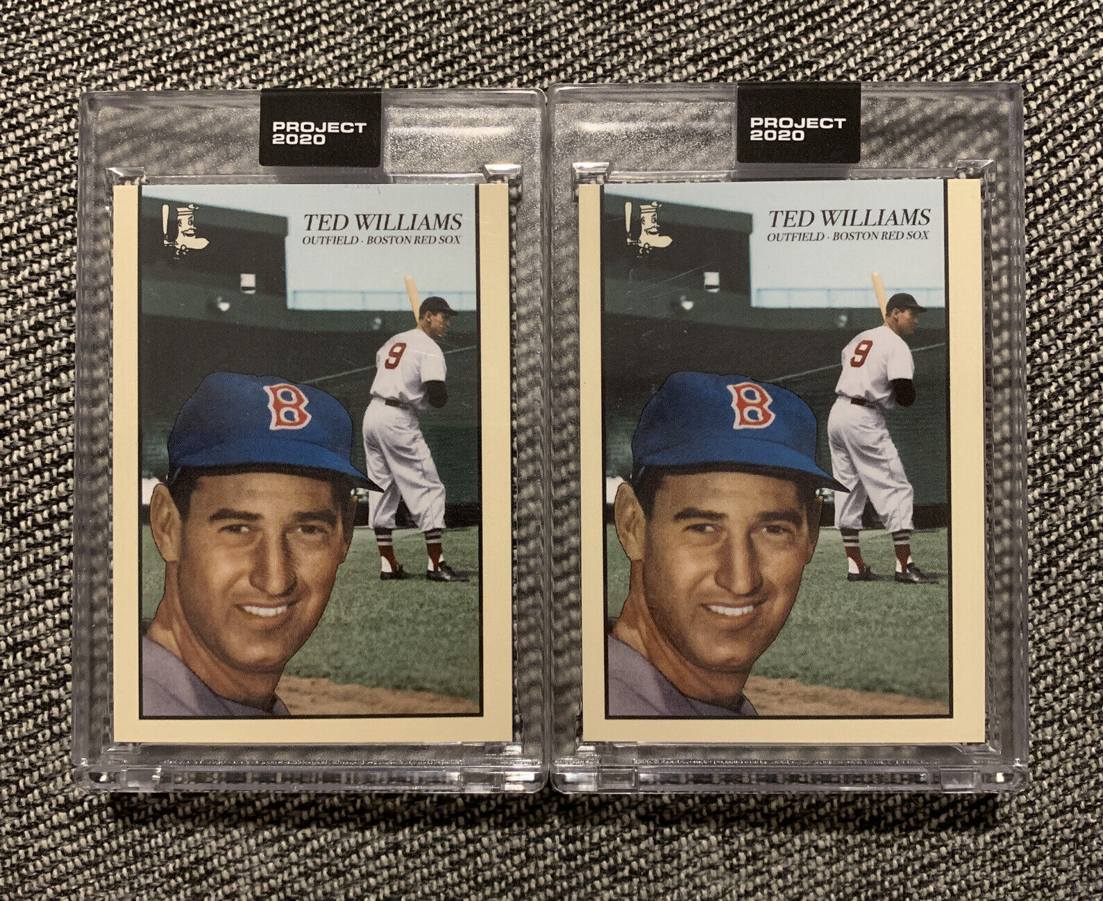 Topps Project 2020 w/ BOX IN HAND Ted Williams #90 Oldmanalan 