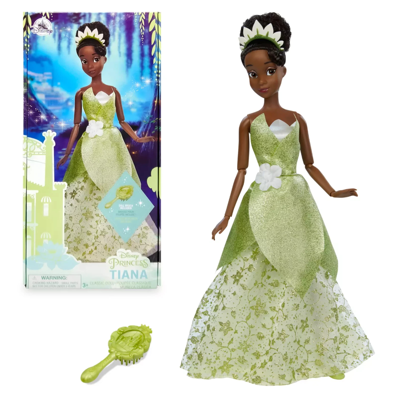 Disney Tiana Classic Doll – The Princess and the Frog – 11 1/2\'\' New in Box Disney Tiana Classic Doll – The Princess and the Frog – 11 1/2\'\' New in Box