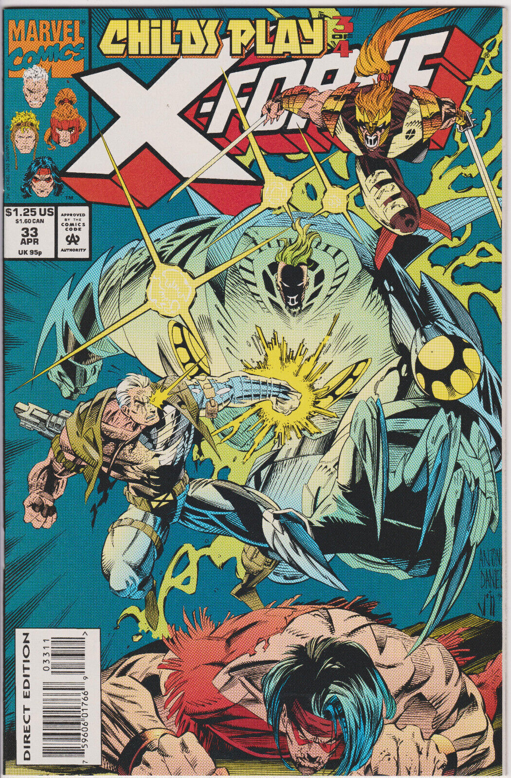 X-Force #33 Vol. 1 (1991-2002) Marvel Comics, High Grade 