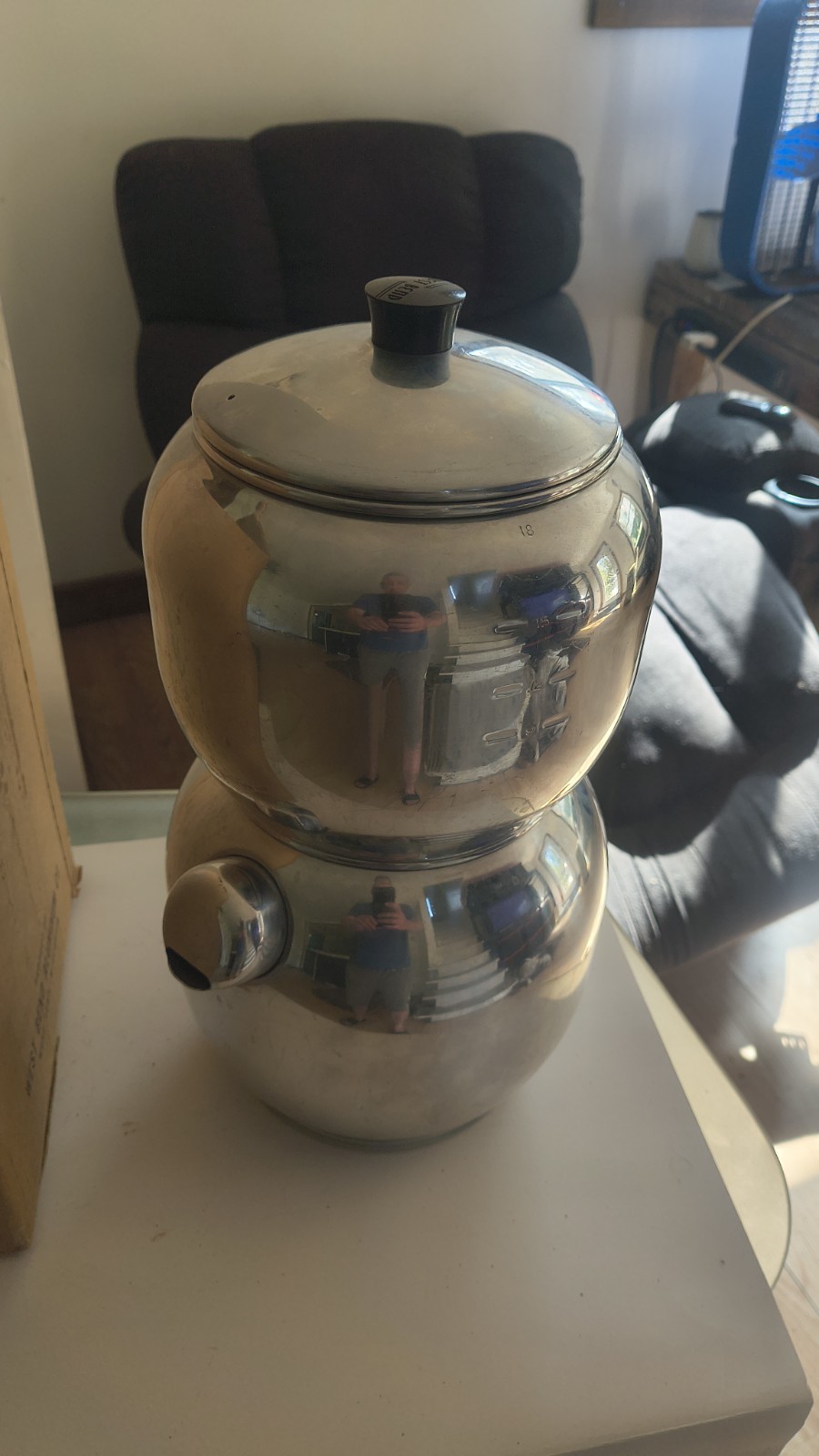 Kwik Drip, West Bend,18 cup, aluminum drip, coffee maker, Original Box, Camping Kwik Drip, West Bend,18 cup, aluminum drip, coffee maker, Original Box, Camping