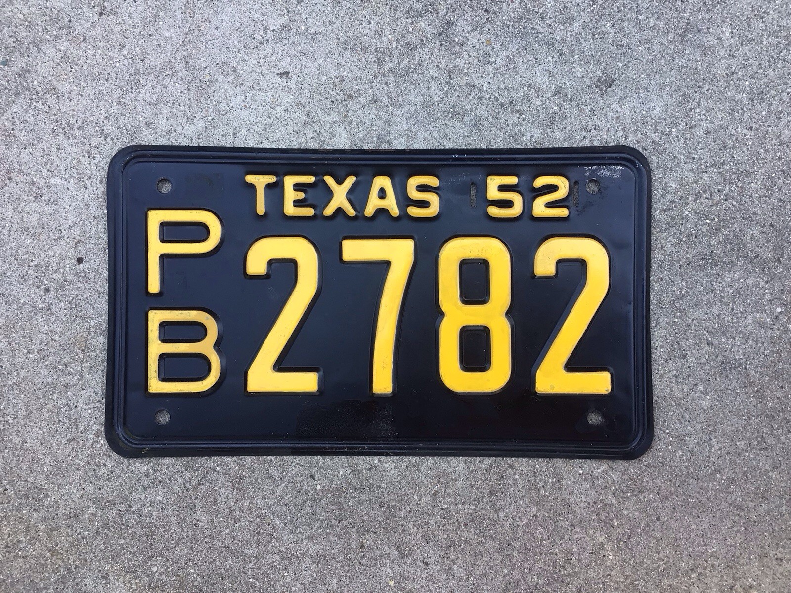 1952 - TEXAS - LICENSE PLATE 1952 - TEXAS - LICENSE PLATE