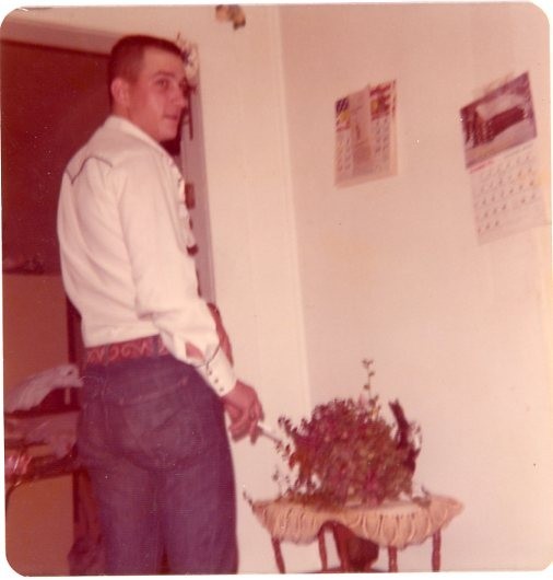 Vtg 1970s Found Photo Hansom Man Smoking Inside House Snapshot Vtg 1970s Found Photo Hansom Man Smoking Inside House Snapshot