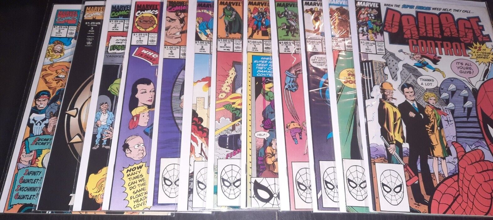 Damage Control Comic Books Complete Sets of All Three Series