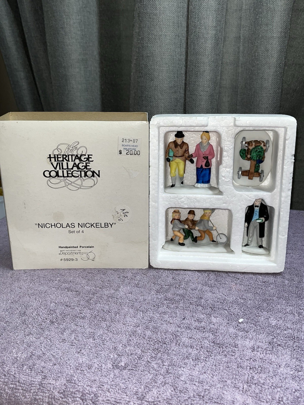 Vintage Department 56 Heritage Village Collection Nicholas Nickelby Used Once Vintage Department 56 Heritage Village Collection Nicholas Nickelby Used Once