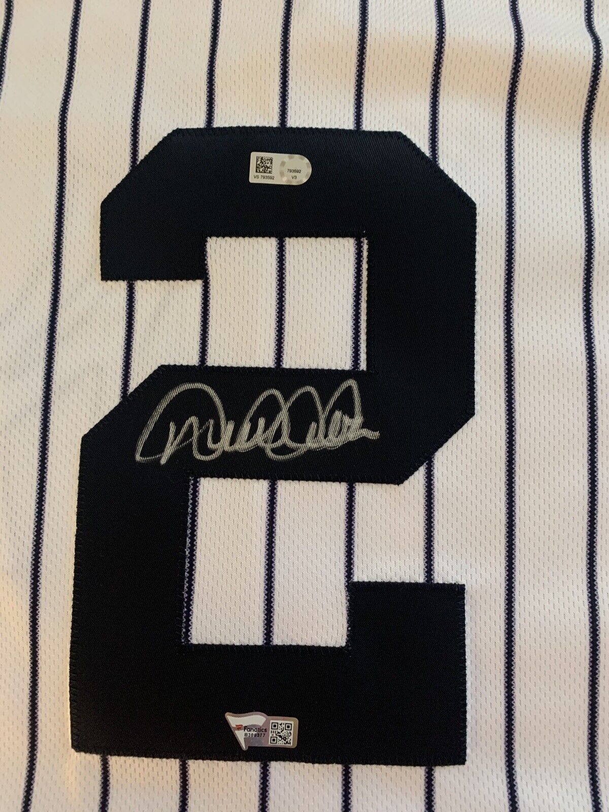 DEREK JETER Autographed New York Yankees Authentic Home Jersey Fanatics