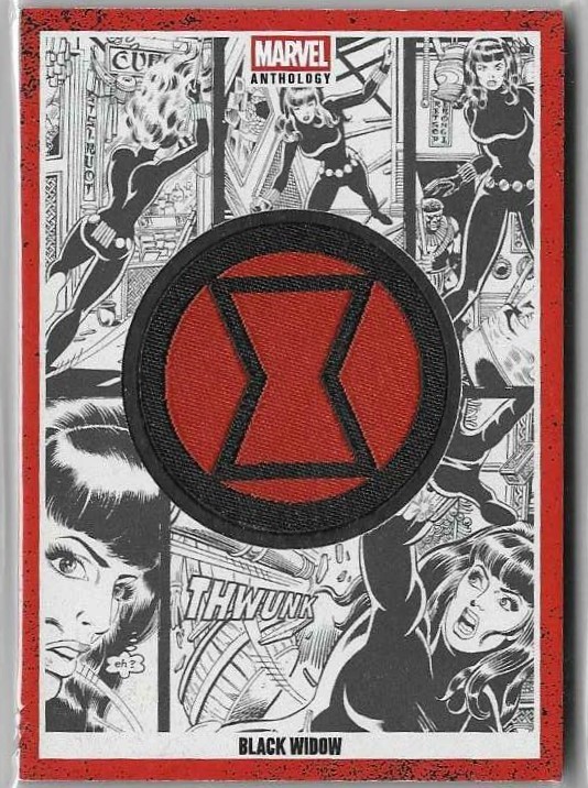 2025 Panini Marvel Anthology Memorabilia Badge-Card Black Widow 2025 Panini Marvel Anthology Memorabilia Badge-Card Black Widow