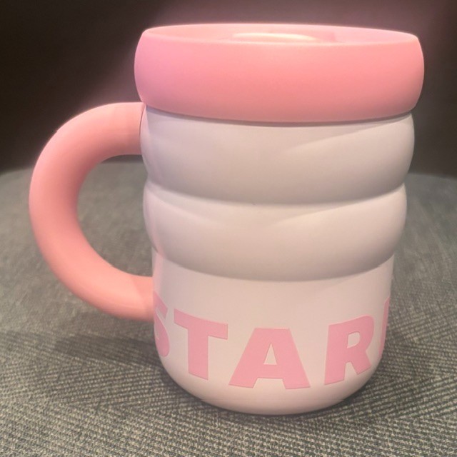 🩷 Starbucks 2026 Summer Limited Edition PINK Stainless Rippled Mug 12oz NEW 🩷 Starbucks 2026 Summer Limited Edition PINK Stainless Rippled Mug 12oz NEW