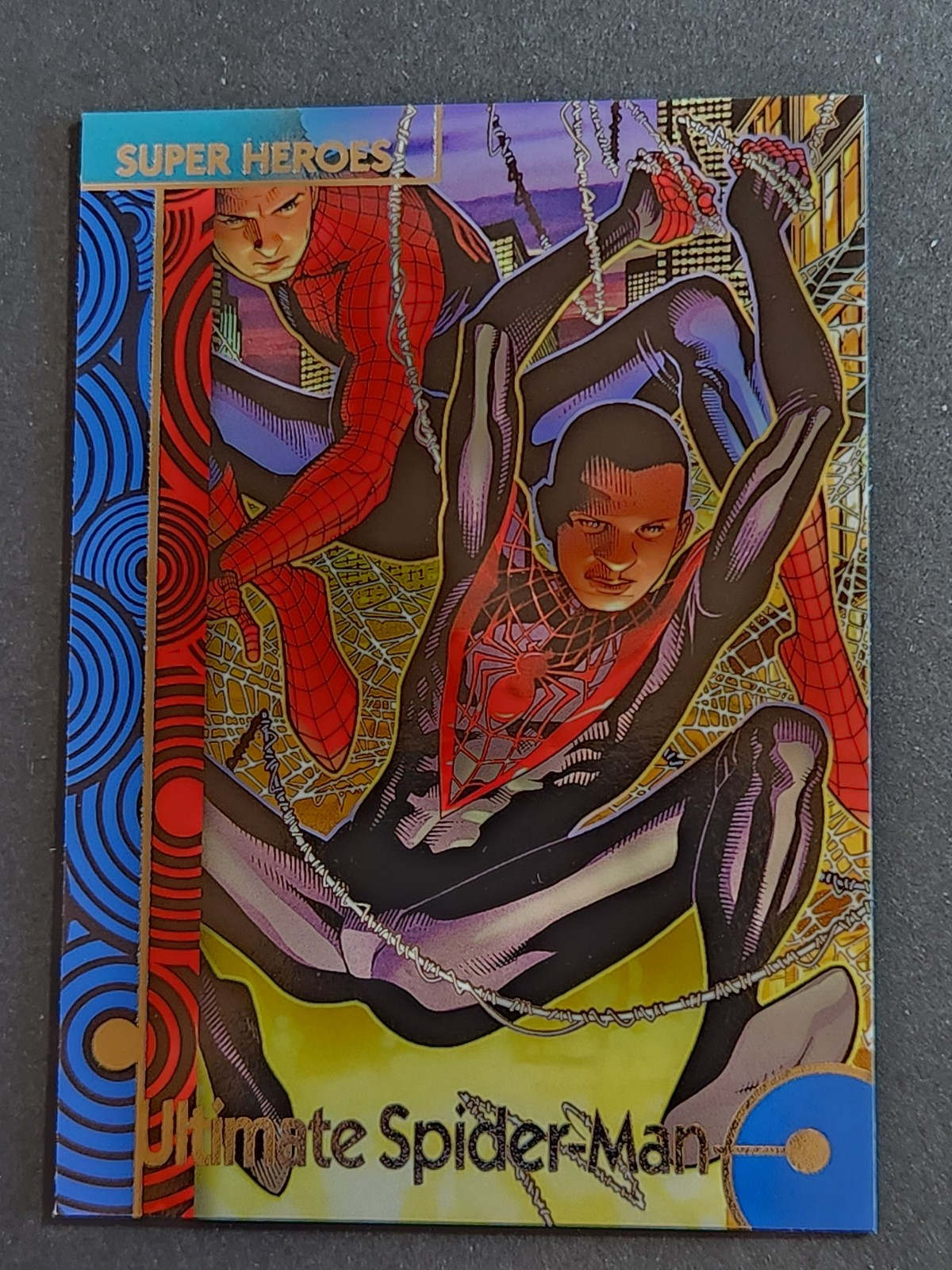 #46 ULTIMATE SPIDER-MAN 2013 Marvel Fleer Retro MILES MORALES #46 ULTIMATE SPIDER-MAN 2013 Marvel Fleer Retro MILES MORALES