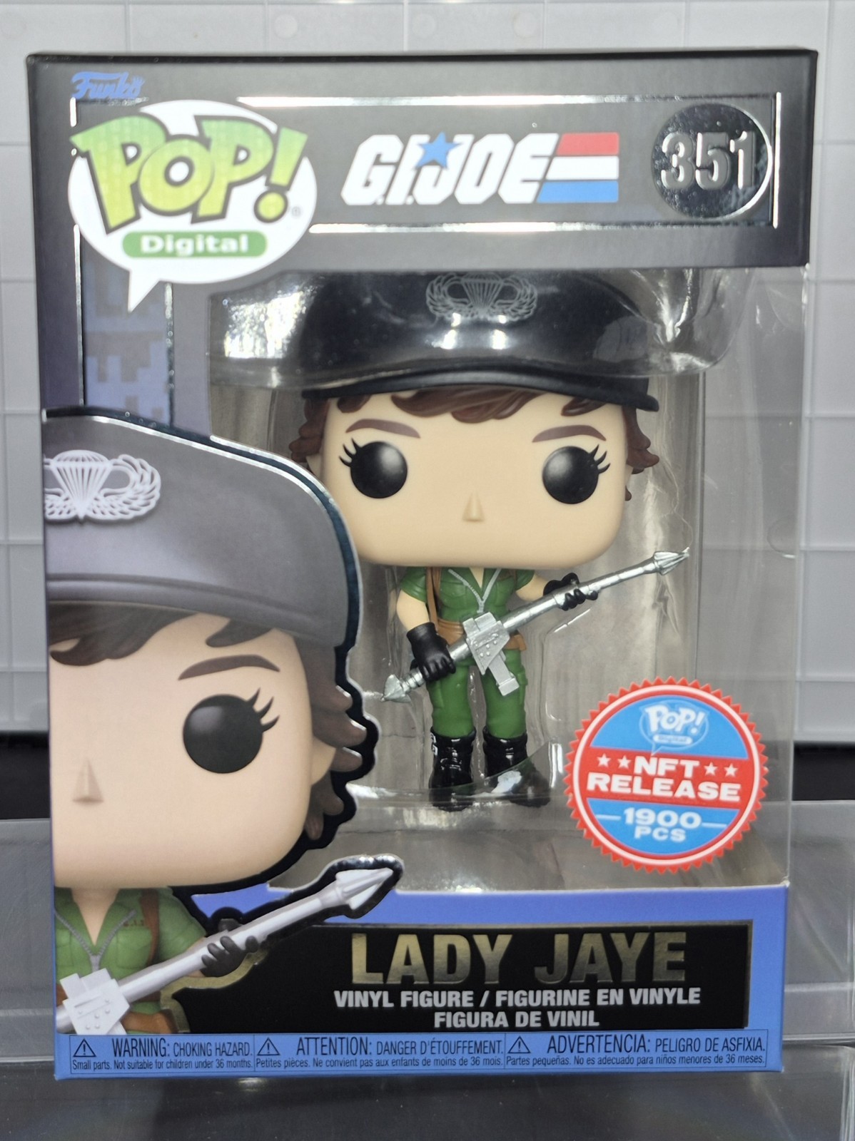Funko Pop Lady Jaye - GI Joe - Legendary #351 LE 1900 + Soft Case - Damaged Box Funko Pop Lady Jaye - GI Joe - Legendary #351 LE 1900 + Soft Case - Damaged Box