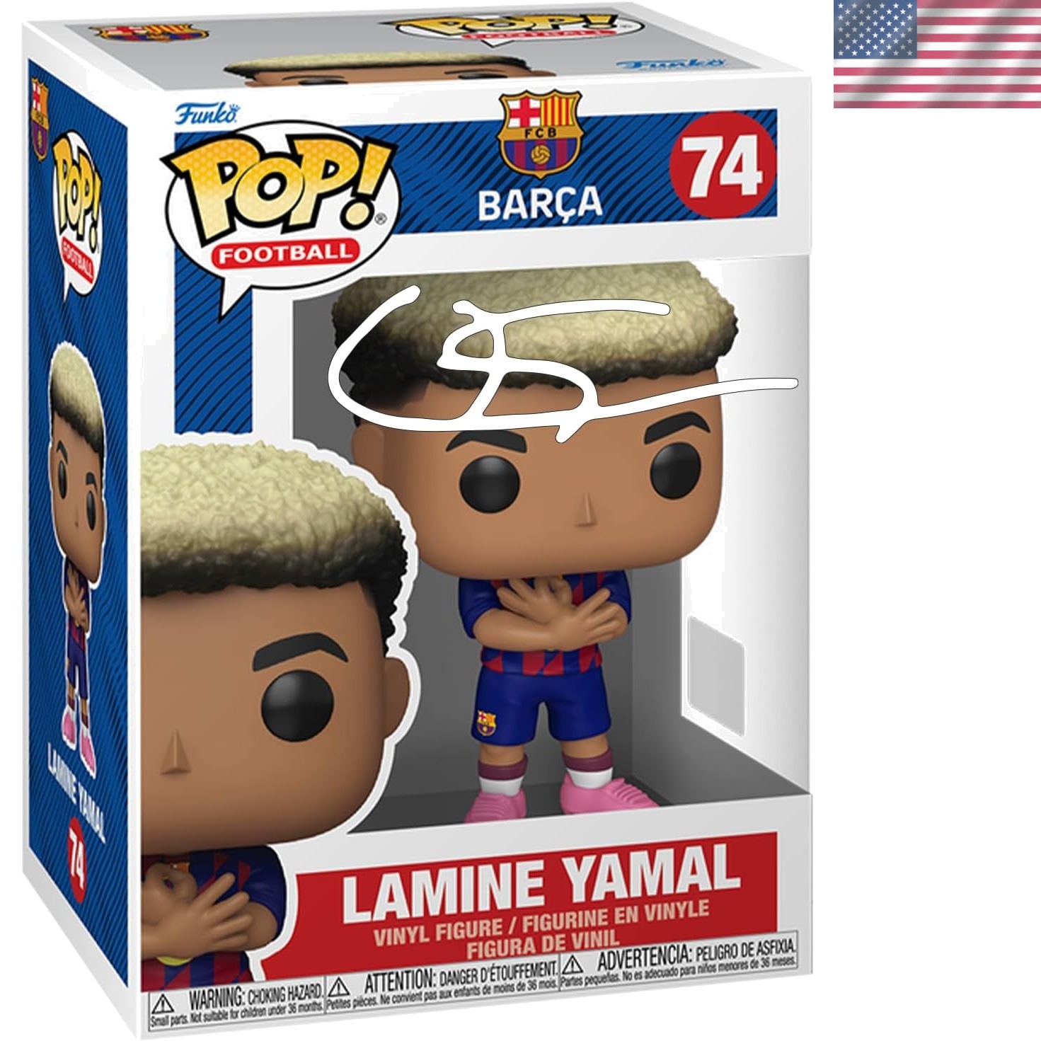Lamine Yamal Facsimile Signed Reprint Laser Autographed Funko POP Soccer FC ... Lamine Yamal Facsimile Signed Reprint Laser Autographed Funko POP Soccer FC ...