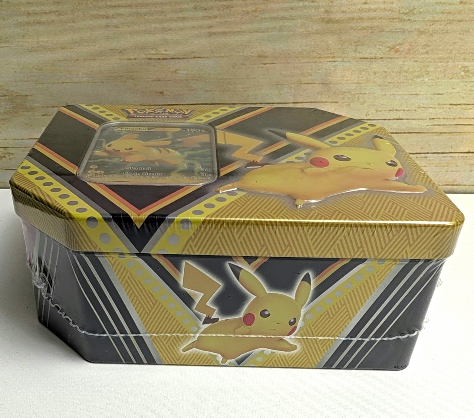 Pokémon TCG V Powers Tin Pikachu V Gold 2020FactorySealed 2 Evolving Skies packs Pokémon TCG V Powers Tin Pikachu V Gold 2020FactorySealed 2 Evolving Skies packs