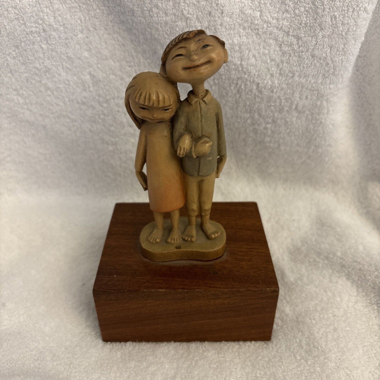 Siegfried Hafner Early ANRI Wood Carving Italy Happy Children Collection Siegfried Hafner Early ANRI Wood Carving Italy Happy Children Collection