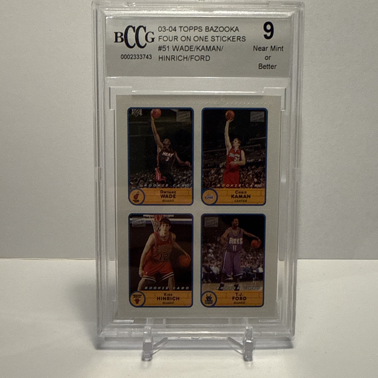 Topps 2003 Topps Bazooka Bazooka Joe Sticker Card #51/55 NBA Topps 2003 Topps Bazooka Bazooka Joe Sticker Card #51/55 NBA