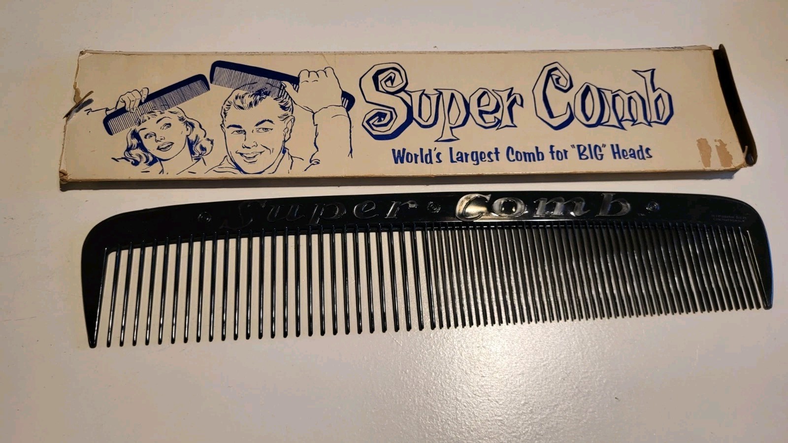 Vintage Super Comb 1961 Black In Original BOX Vintage Super Comb 1961 Black In Original BOX