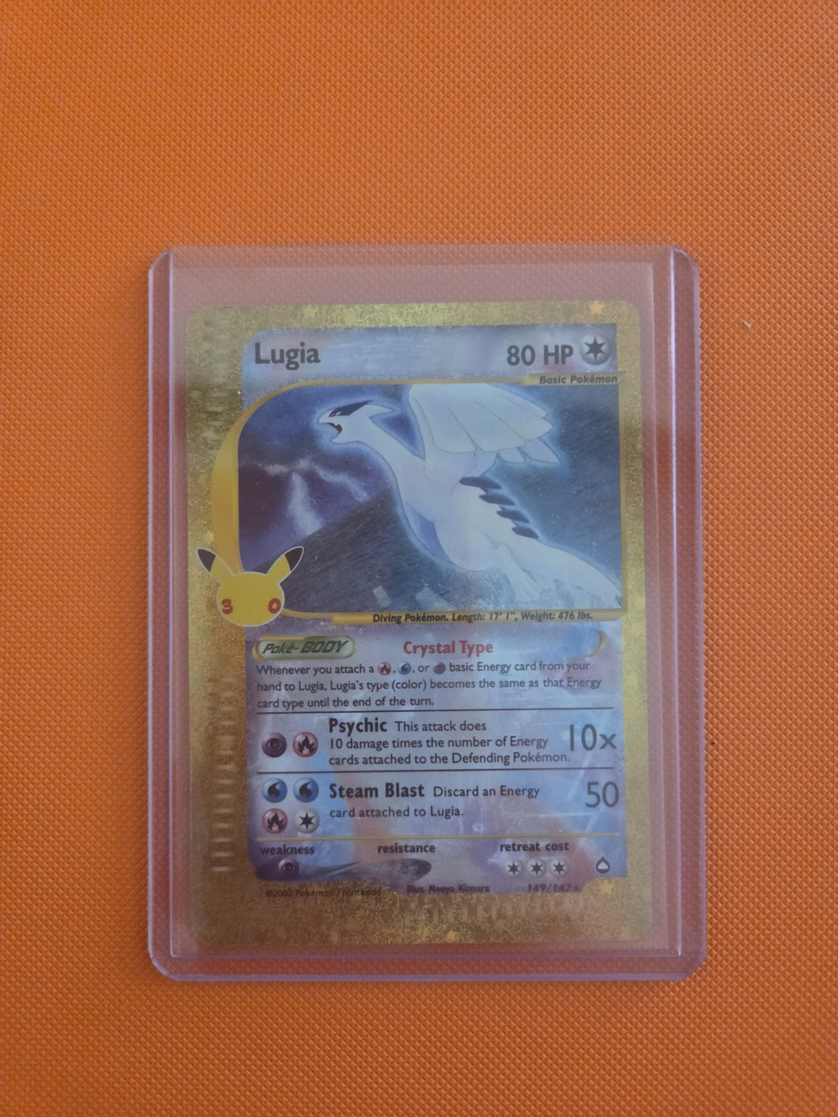 Pokemon TCG Crystal Lugia 30th Anniversary - 149/147 English