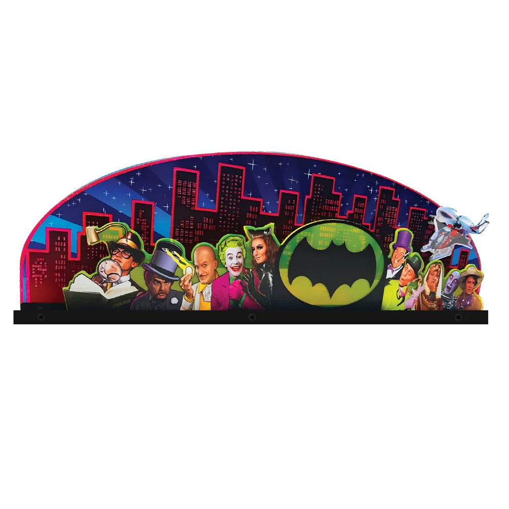 The Batman 66 Pinball Topper Acrylic LED RGB Topper for Pinball Machine